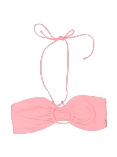 Pre-owned H&m Swimsuit Top Pink Swimwear