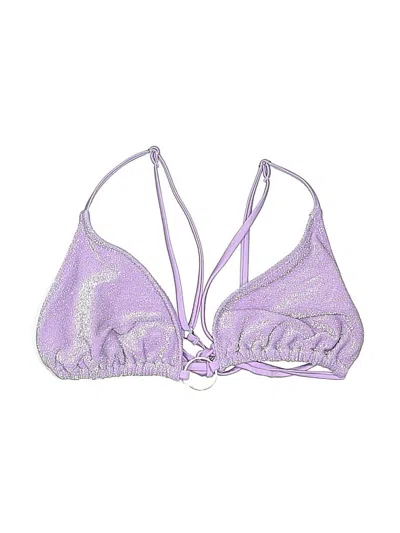 Pre-owned H&m Swimsuit Top Purple Swimwear