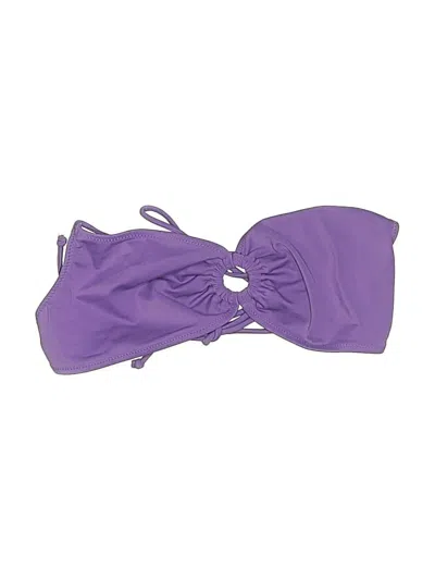 Pre-owned H&m Swimsuit Top Purple Swimwear
