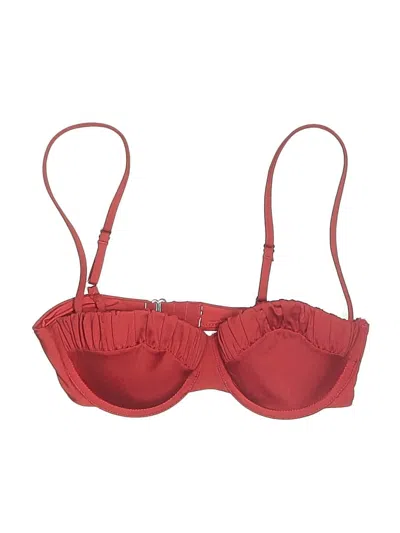Pre-owned H&m Swimsuit Top Red Swimwear