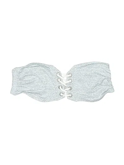 Pre-owned H&m Swimsuit Top Silver Swimwear