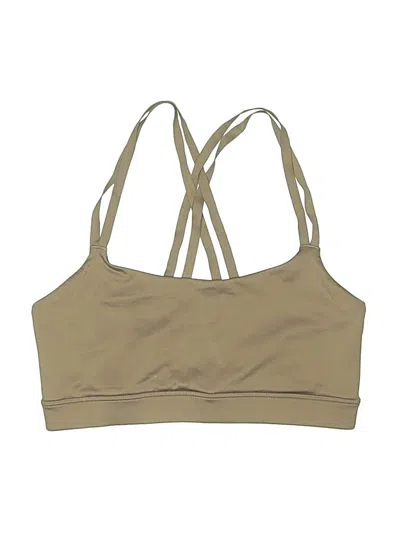 Pre-owned H&m Swimsuit Top Tan Swimwear
