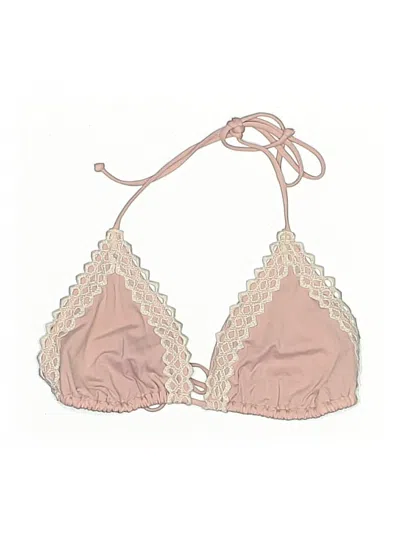 Pre-owned H&m Swimsuit Top Tan Swimwear
