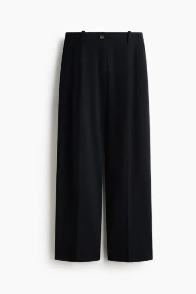 H&m Tailored Trousers In Black