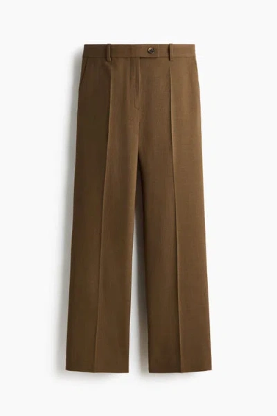 H&m Tailored Trousers In Green