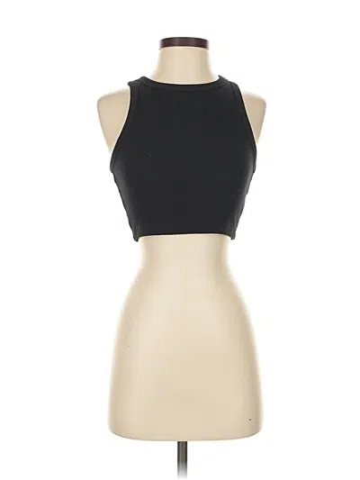 Pre-owned H&m Tank Top Black Halter Neckline Tops