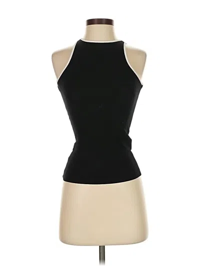Pre-owned H&m Tank Top Black Halter Neckline Tops
