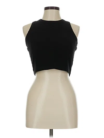 Pre-owned H&m Tank Top Black Halter Neckline Tops
