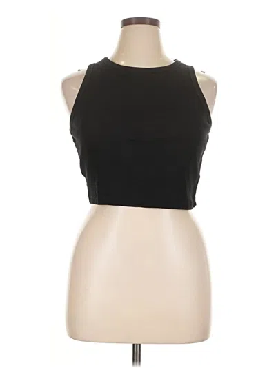 Pre-owned H&m Tank Top Black Halter Neckline Tops