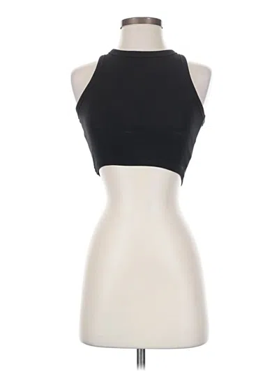 Pre-owned H&m Tank Top Black Halter Neckline Tops