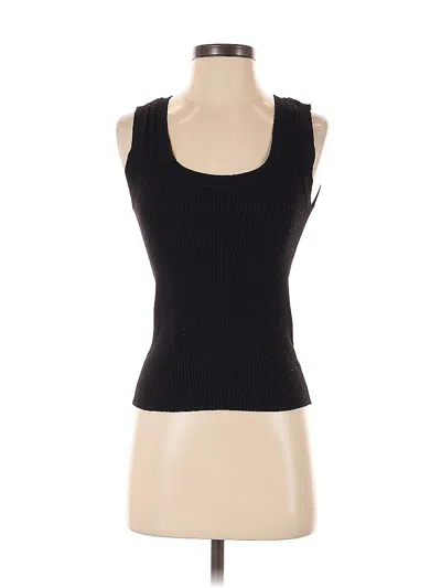 Pre-owned H&m Tank Top Black Strapless Neckline Tops