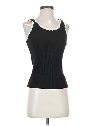 Pre-owned H&m Tank Top Black Strapless Neckline Tops