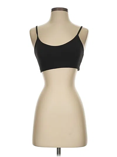 Pre-owned H&m Tank Top Black Strapless Neckline Tops