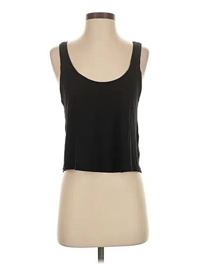 Pre-owned H&m Tank Top Black Strapless Neckline Tops
