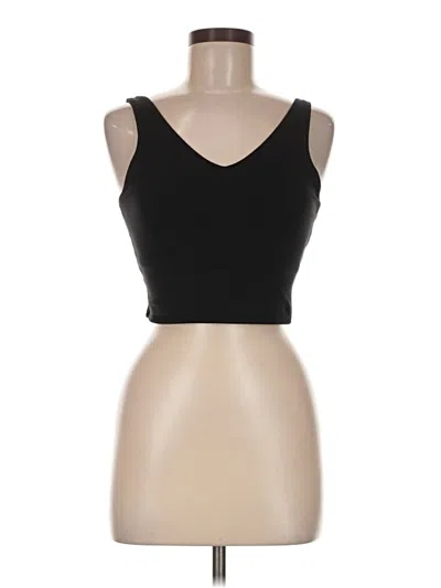 Pre-owned H&m Tank Top Black Strapless Neckline Tops