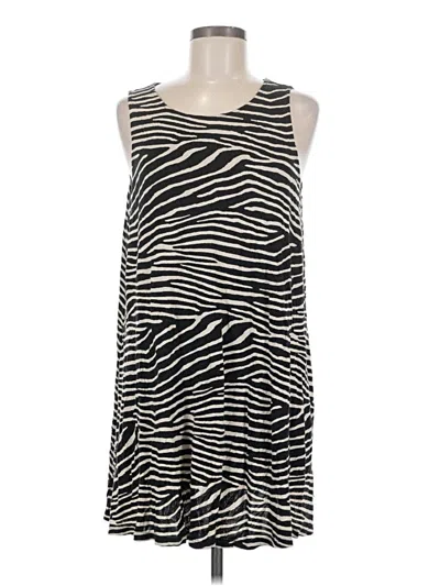 Pre-owned H&m Tank Top Black Strapless Neckline Tops