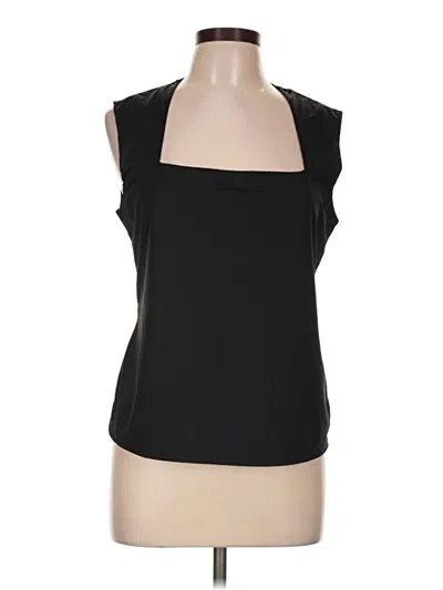 Pre-owned H&m Tank Top Black Strapless Neckline Tops