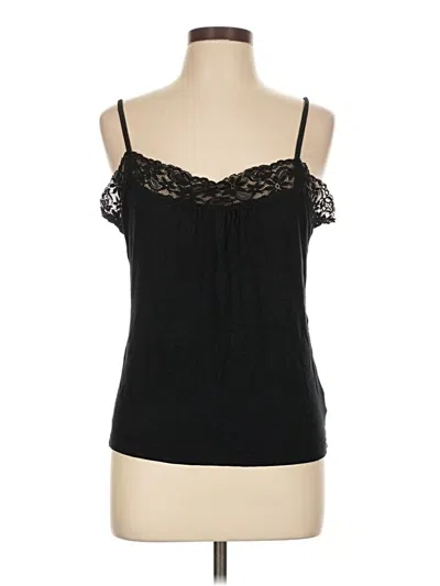 Pre-owned H&m Tank Top Black Sweetheart Neckline Tops