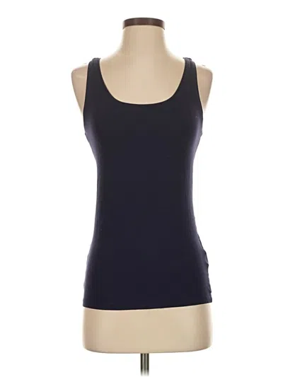 Pre-owned H&m Tank Top Blue Halter Neckline Tops