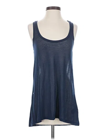 Pre-owned H&m Tank Top Blue Halter Neckline Tops
