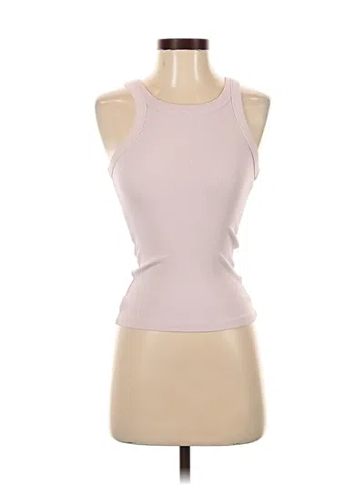 Pre-owned H&m Tank Top Gray Halter Neckline Tops