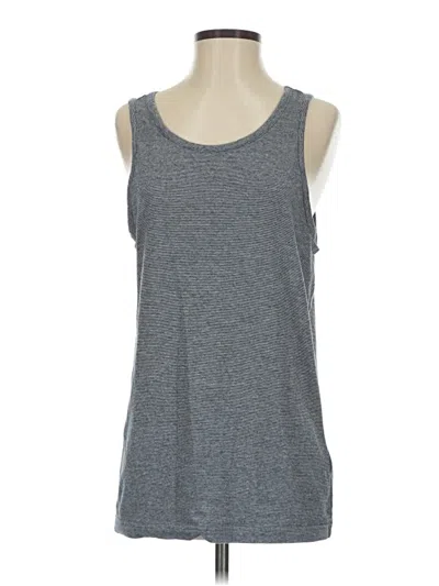 Pre-owned H&m Tank Top Gray Halter Neckline Tops