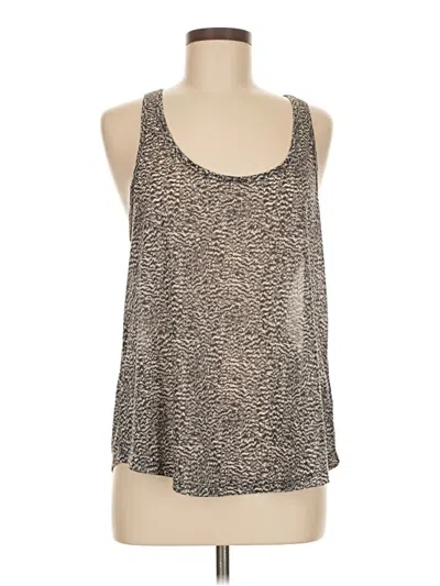 Pre-owned H&m Tank Top Gray Halter Neckline Tops