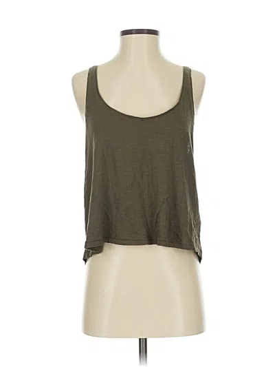 Pre-owned H&m Tank Top Green Halter Neckline Tops