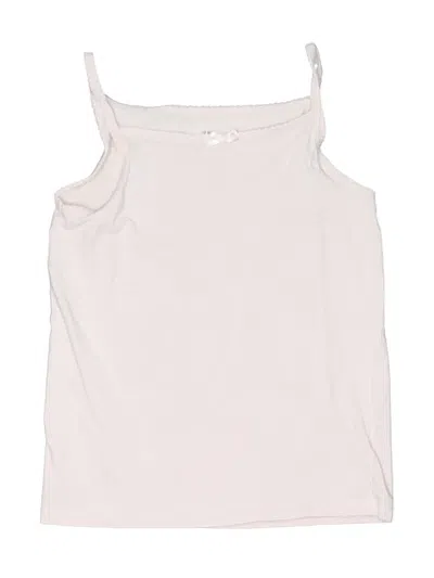 Pre-owned H&m Kids' Tank Top Ivory Boatneck Tops In White