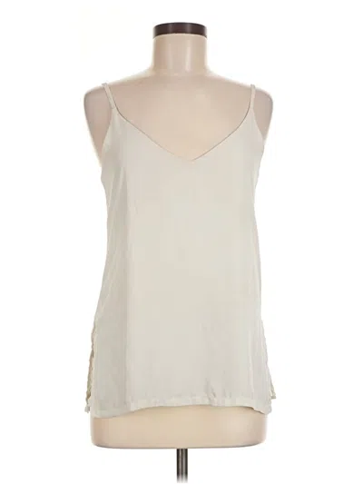 Pre-owned H&m Tank Top Ivory Halter Neckline Tops