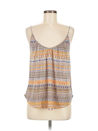 Pre-owned H&m Tank Top Orange Halter Neckline Tops