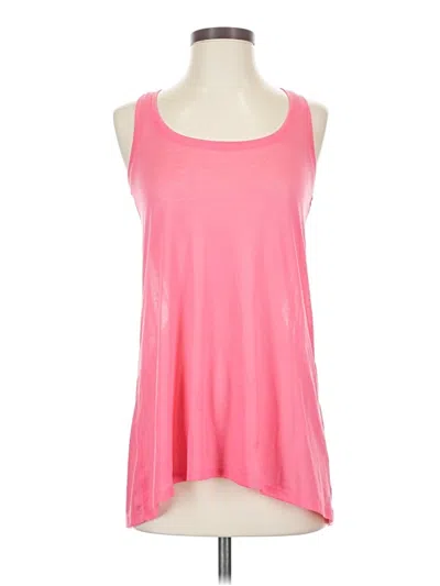 Pre-owned H&m Tank Top Pink Halter Neckline Tops