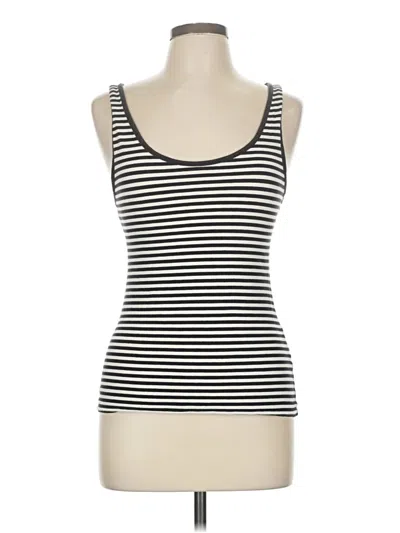 Pre-owned H&m Tank Top White Strapless Neckline Tops
