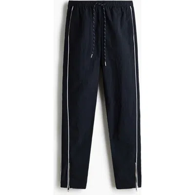 H&m Tapered Track Pants In Black