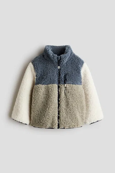 H&m Kids' Teddy Fleece Jacket In Multi