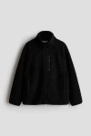H&m Kids'  Teddy Jacket In Black