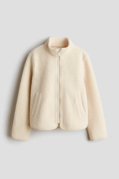 H&m Kids'  Teddy Jacket In Brown