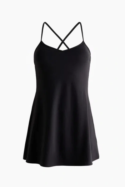 H&m Tennis Dress With Softmove In Black
