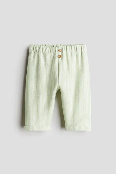 H&m Kids' Terry Pants In Green