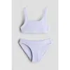 H&m Kids'  Textured Bikini In Purple
