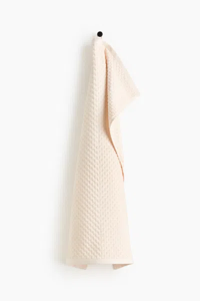 H&m Textured Hand Towel In Neutral