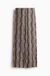 H&m Textured Pull-on Pants In Multi