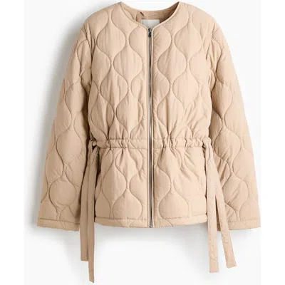 H&m Thermolite® Quilted Jacket In Brown