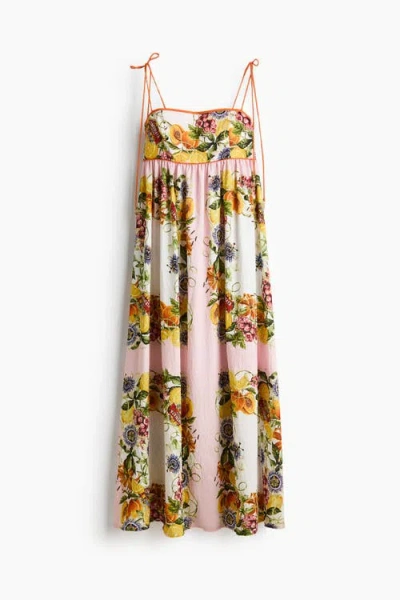 H&m Tie-strap Dress In Multi