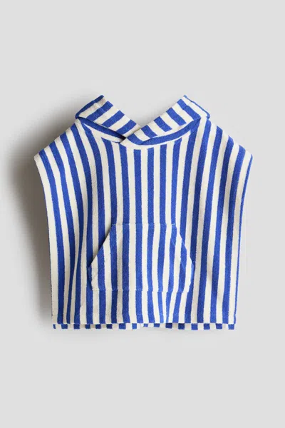 H&m Towel Cape In Blue