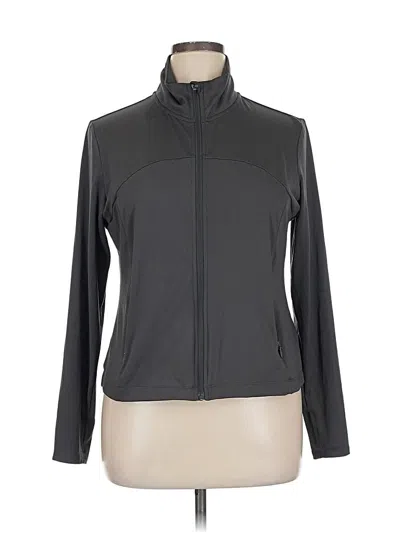 Pre-owned H&m Track Jacket In Gray