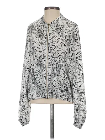 Pre-owned H&m Track Jacket In Silver