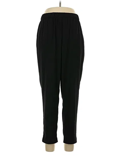 Pre-owned H&m Track Pants In Black