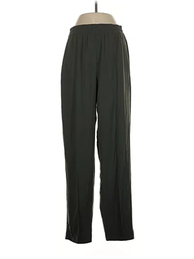 Pre-owned H&m Track Pants In Green