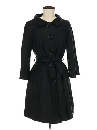 Pre-owned H&m Trenchcoat In Black